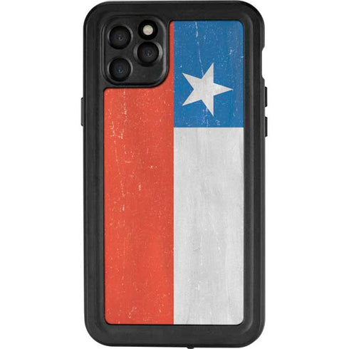 Chile Flag Distressed iPhone 11 Pro Max Waterproof Case